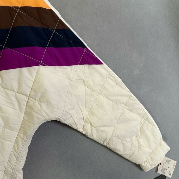 FP Movement x Hatch Puffer Jacket Women Maternity Sz Medium Ivory NEW $248 - Picture 7 of 16